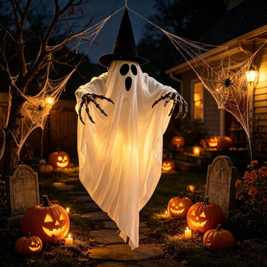 Halloween Ghost Decoration Spooky Hanging Fabric Skeleton-Hands - Image 6