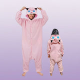 Halloween Onesie Pajamas Kids' Christmas With Character Hood And Fleece For Xmas Party - Image 7