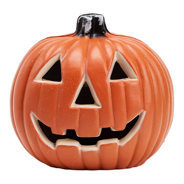 Halloween Pumpkin Lantern With LED Light In Orange Plastic And Battery Operated For Cordless Decoration - Image 7