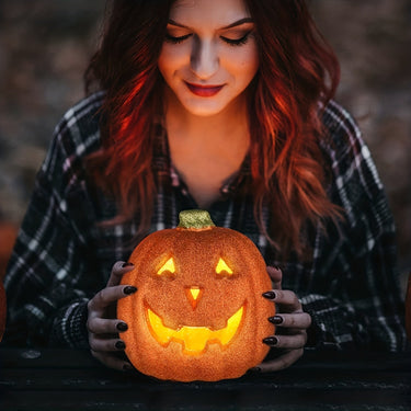 Halloween Pumpkin Light Up Battery Operated Jack O'Lantern Decor - Image 2