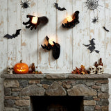 Halloween Wall Decoration Reaching Hand With Warm LED Candle Mounted Decor - Image 2