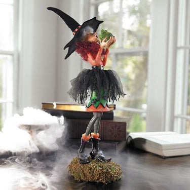 Halloween Witch Figurine Decorative Resin Figure For Indoor Display Lightweight Design Halloween Decor - Image 12