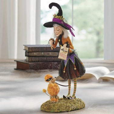 Halloween Witch Figurine Decorative Resin Figure For Indoor Display Lightweight Design Halloween Decor - Image 11