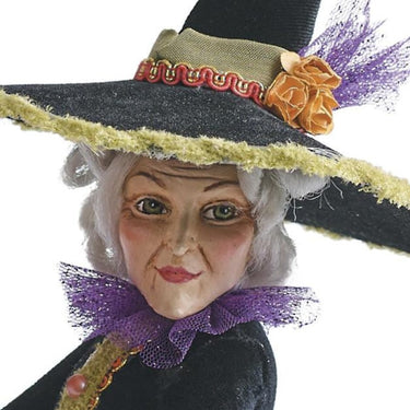 Halloween Witch Figurine Decorative Resin Figure For Indoor Display Lightweight Design Halloween Decor - Image 9