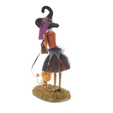 Halloween Witch Figurine Decorative Resin Figure For Indoor Display Lightweight Design Halloween Decor - Image 7