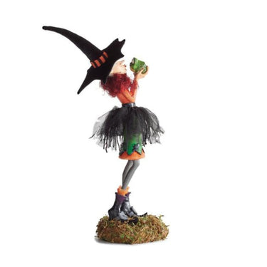 Halloween Witch Figurine Decorative Resin Figure For Indoor Display Lightweight Design Halloween Decor - Image 6