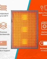 Heated Blanket Outdoor Battery Powered Portable USB Power Bank With Up To 10 Hours Of Warmth - Image 7