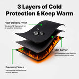 Heated Gloves For Winter Waterproof Thermal Gloves With Touchscreen And Non-Slip Silicone Palm - Image 3