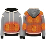 Heated Hoodie Women's Electric Pullover With USB Powered Warmth And Integrated Heating - Image 4