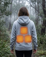 Heated Jacket Electric Zip Up Hoodie With Built-In Heating Elements For Warmth Without Bulk - Image 4
