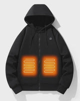 Heated Jacket Electric Zip Up Hoodie With Built-In Heating Elements For Warmth Without Bulk - Image 6