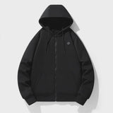 Heated Jacket Electric Zip Up Hoodie With Built-In Heating Elements For Warmth Without Bulk - Image 7