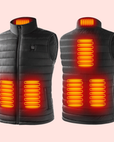 Heated Vest Men Electric Rechargeable Battery Integrated Heating Zones Waterproof Windproof - Image 2