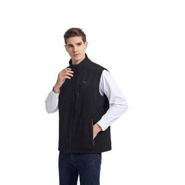 Heated Vest Men's Electric With Rechargeable USB Power And Stand Collar For Sleek Layerable Fit - Image 5