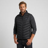 Heated Vest Men's USB Charging Puffer With Stand Collar And Built-In Heating Zones - Image 2