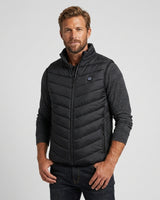 Heated Vest Men's USB Charging Puffer With Stand Collar And Built-In Heating Zones - Image 2