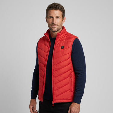 Heated Vest Men's USB Charging Puffer With Stand Collar And Built-In Heating Zones - Image 6