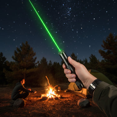 High Power Laser Pointer Pen With Adjustable Focus Ring And Safety Key Lock Mechanism - Image 1