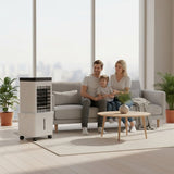 Home Appliances Mobile Air Cooler Tower With Wheels For Cooling And Humidification - Image 10