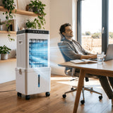 Home Appliances Mobile Air Cooler Tower With Wheels For Cooling And Humidification - Image 3