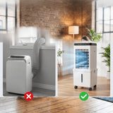 Home Appliances Mobile Air Cooler Tower With Wheels For Cooling And Humidification - Image 4