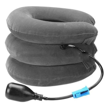 Inflatable Neck Collar With Three-Layer Traction And Hand Pump For Adjustable Support - Image 3