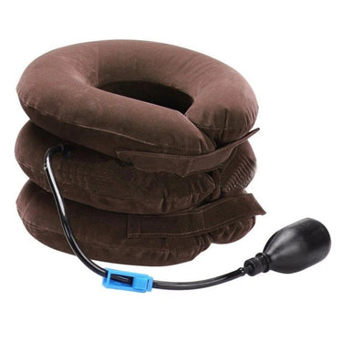 Inflatable Neck Collar With Three-Layer Traction And Hand Pump For Adjustable Support - Image 7