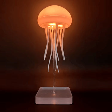 Jellyfish Lamp White Translucent Color Changing Rechargeable Night Light - Image 1