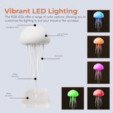 Jellyfish Lamp White Translucent Color Changing Rechargeable Night Light - Image 5