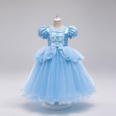 Kids' Halloween Princess Costume Dress With Tiara Wand And Accessories Set - Image 1