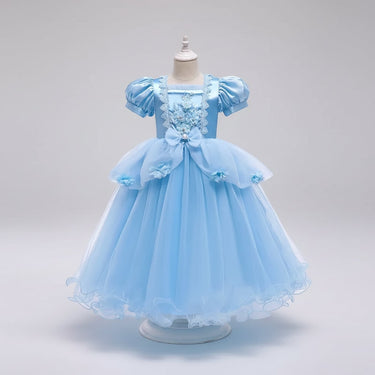 Kids' Halloween Princess Costume Dress With Tiara Wand And Accessories Set - Image 6
