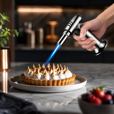 Kitchen Torch With Stainless Steel Body For Creme Brulee And Culinary Use - Image 9