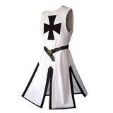 Knights Templar Crusader Cosplay Costume Authentic Tunic & Cape Set Halloween Costume For Adults - Image 10