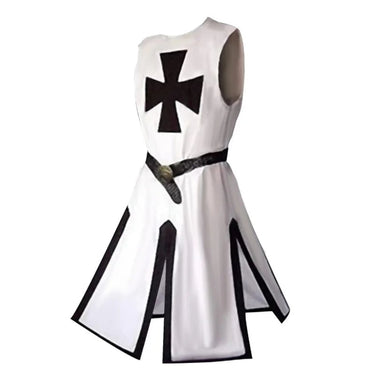 Knights Templar Crusader Cosplay Costume Authentic Tunic & Cape Set Halloween Costume For Adults - Image 10