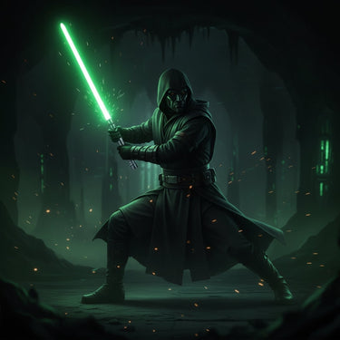 Light Up Lightsaber Halloween Toy With RGB LED Blade And Glowing Sword Effect - Image 1