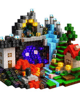 Light Up Magnetic Blocks Blockmaster Light-Up Building With Glowing Patterns Snap Together No Instructions Needed - Image 3