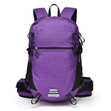 Lightweight Hiking Backpack with Comfortable Day Hike and Grid Pattern - Image 9