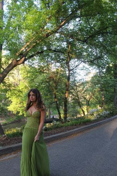 Maxi Dress Dress for Women Pleated Corset Formal Women's Maxi Dress - Image 5