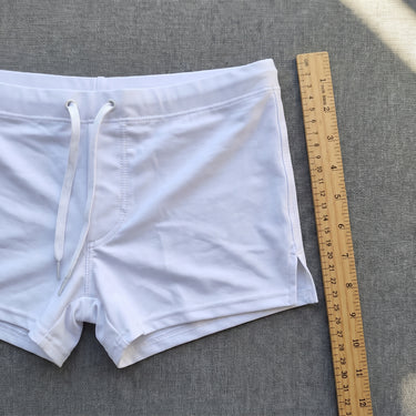 Men's Swim Trunks Adjustable Swimming Shorts Drawstring - scale