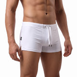Men's Swim Trunks Adjustable Swimming Shorts Drawstring - studio