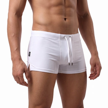 Men's Swim Trunks Adjustable Swimming Shorts Drawstring - studio