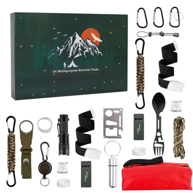 Men's Christmas Advent Calendar 24 Outdoor Tools For Adventure - Image 2