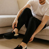 Men's Slip On Shoes with Comfortable Loafer Style and Wool - Image 3
