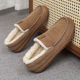 Men's Slip On Shoes with Comfortable Loafer Style and Wool - Image 4