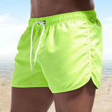 Men's Swim Trunks Adjustable Short Length Drawstring - Image 3