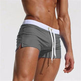 Men's Swim Trunks Adjustable Swimming Shorts Drawstring - Image 4