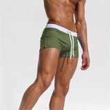 Men's Swim Trunks Adjustable Swimming Shorts Drawstring - Image 5