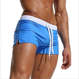 Men's Swim Trunks Adjustable Swimming Shorts Drawstring - Image 7