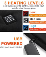 Mens Thermal Underwear Long Base Layer Pants Heated Rechargeable USB - Image 2