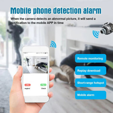 Mini WiFi Camera With 1080P Night Vision And Easy App Setup For Home Security - Image 6